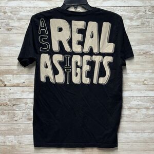 Chipotle T-Shirt Unisex Medium Black Restaurant Employee Crew Real As It Gets